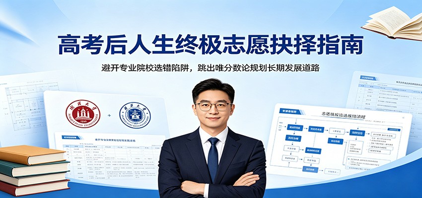 高考后人生终极志愿抉择指南：避开专业院校选错陷阱，跳出唯分数论规划长期发展道路-轻资本网