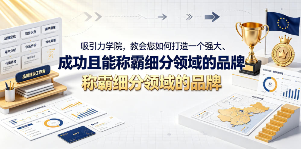 吸引力学院，教会您如何打造一个强大、成功且能称霸细分领域的品牌！【原创双语字幕】-轻资本网