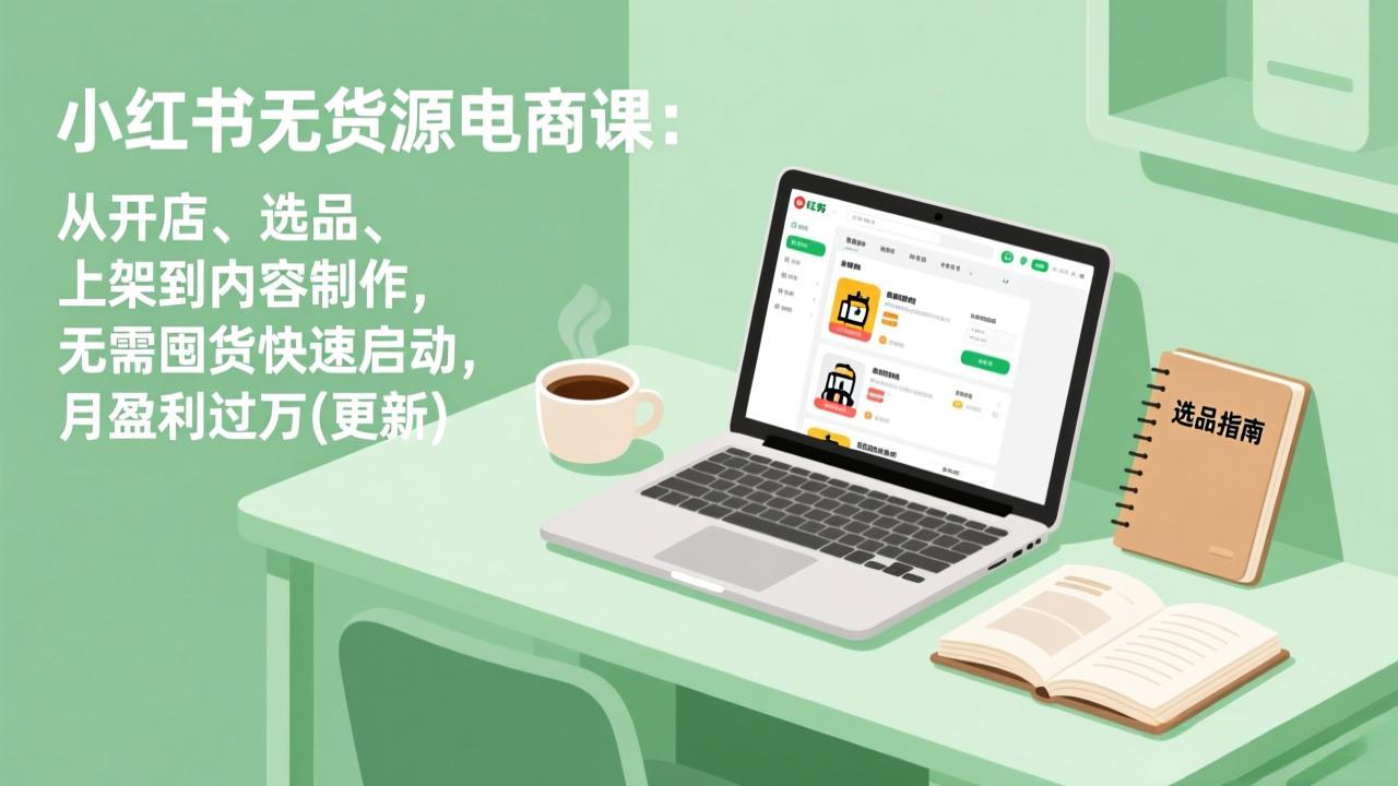 小红书无货源电商课(6月22更新-轻资本网