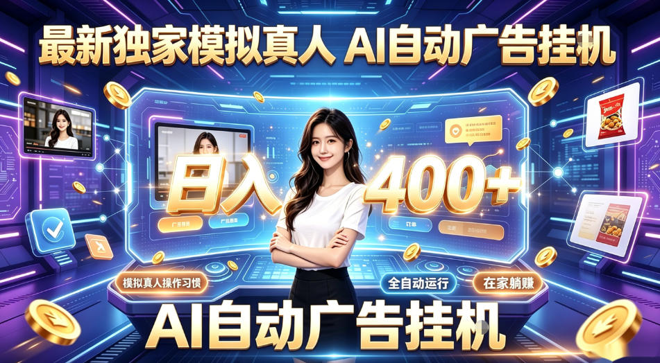 最新独家模拟真人，AI自动挂号挂G，日入400+，全程全自动运行，无需人工【揭秘】-轻资本网
