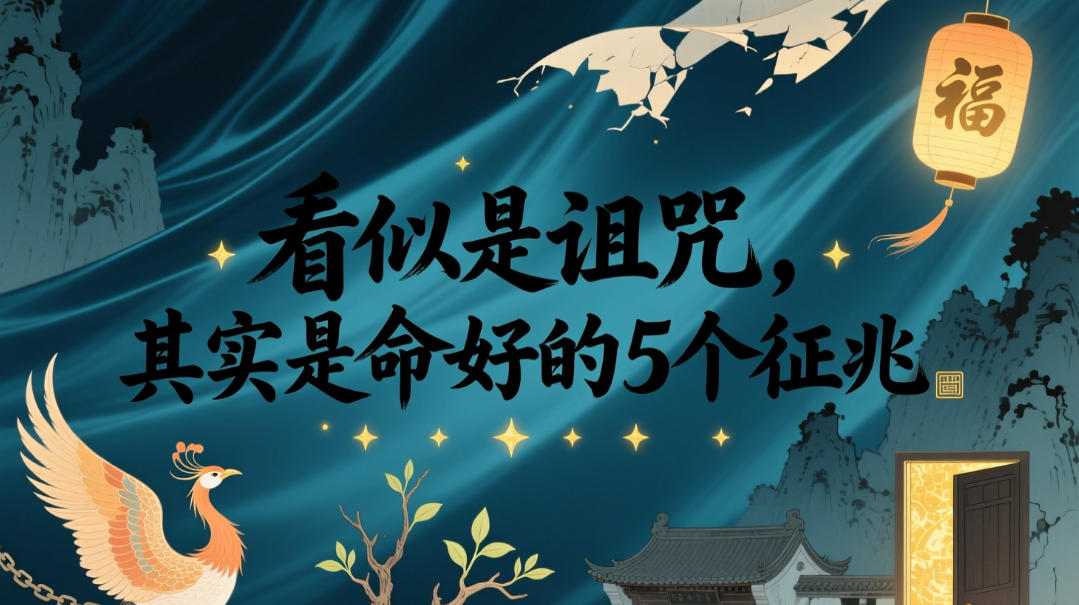 付费文章：看似是诅咒，其实是命好的5个征兆-轻资本网