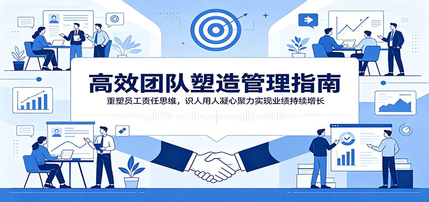 高效团队塑造管理指南：重塑员工责任思维，识人用人凝心聚力实现业绩持续增长-轻资本网