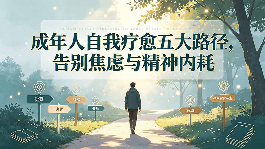 付费文章：成年人自我疗愈五大路径，告别焦虑与精神内耗-轻资本网