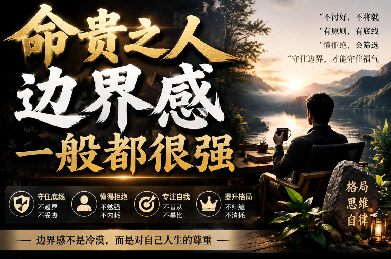 付费文章：命贵之人，边界感一般都很强-轻资本网