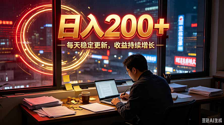 番茄达人变现新玩法，全自动运行 每日300+-轻资本网