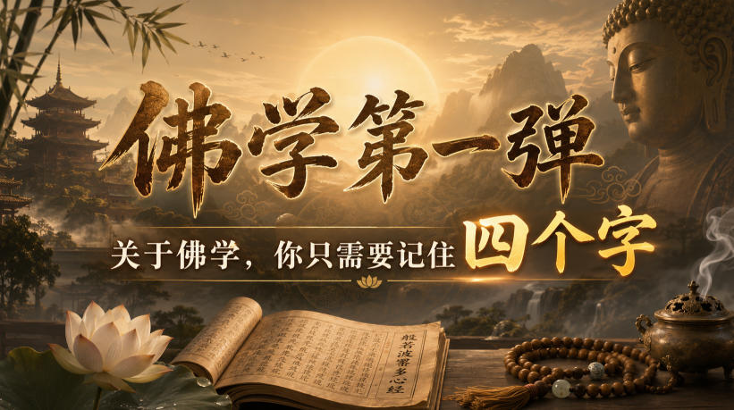 付费文章：佛学第一弹，关于佛学，你只需要记住四个字-轻资本网