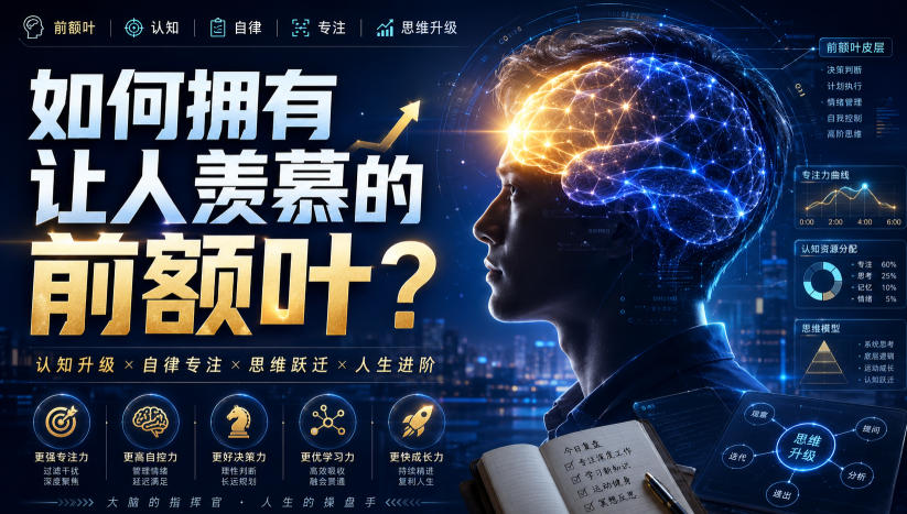 付费文：如何拥有让人羡慕的前额叶？-轻资本网
