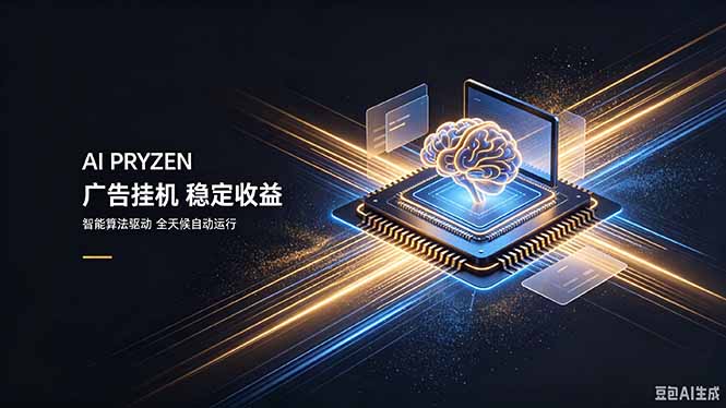 AI Pryzen 广告挂机｜24小时自动跑，日入300-500，新手零门槛-轻资本网