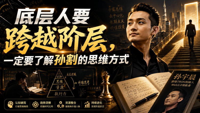 付费文章：底层人要跨越阶层，一定要了解孙割的思维方式-轻资本网