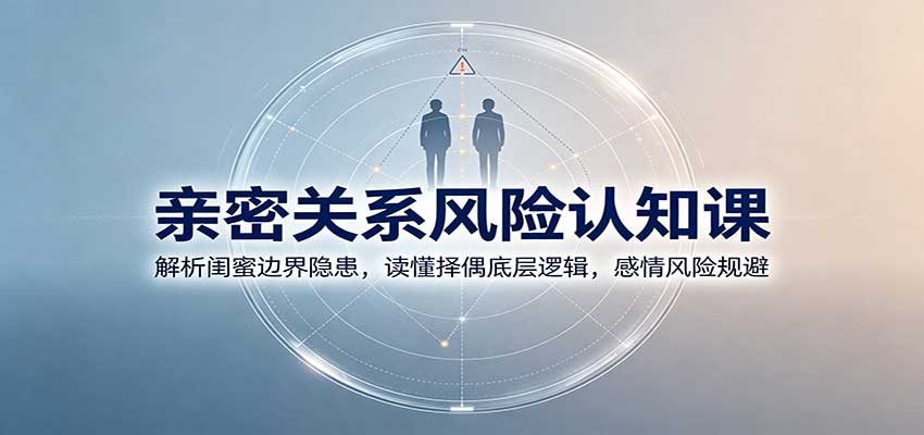 亲密关系风险认知课：解析闺蜜边界隐患，读懂择偶底层逻辑，感情风险规避-轻资本网