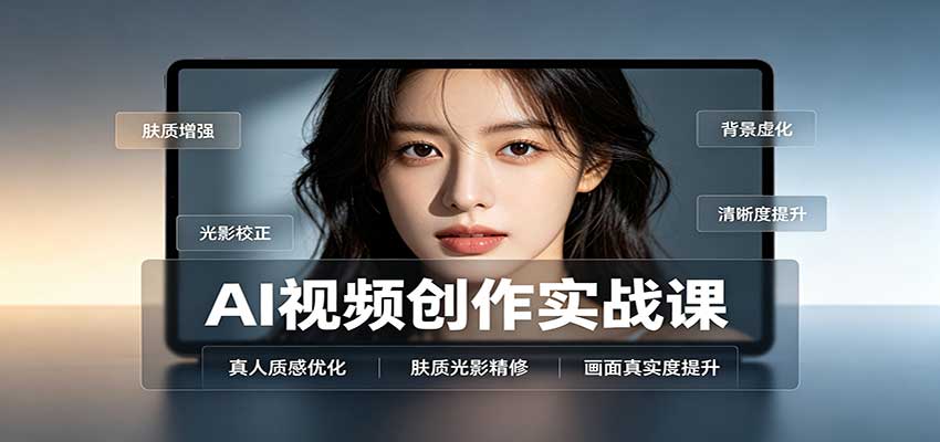 AI视频创作实战课：人物面部情绪调试，真人质感优化，提示词模板与变现方向-轻资本网