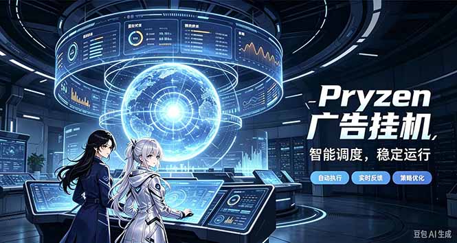 Pryzen广告全自动挂机给自己一个交代，门槛低，零基础小白也可以快速上手-轻资本网