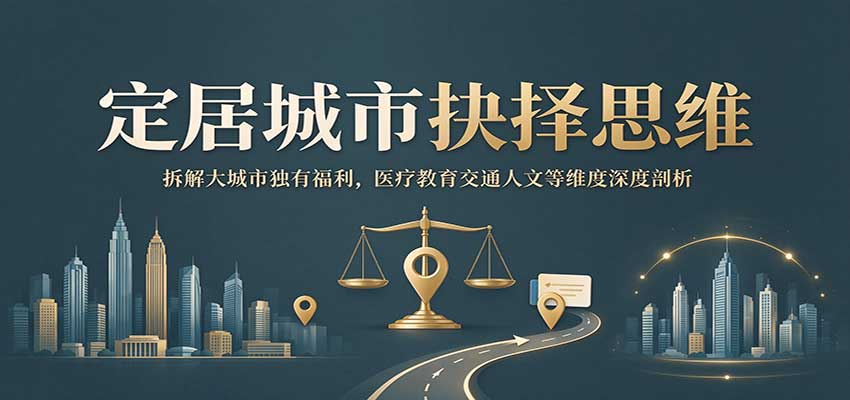 定居城市抉择思维:拆解大城市独有福利,医疗教育交通人文等维度深度剖析-轻资本网