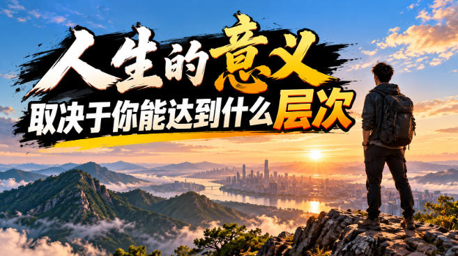 某公众号付费文章：人生的意义，取决于你能达到什么层次-轻资本网