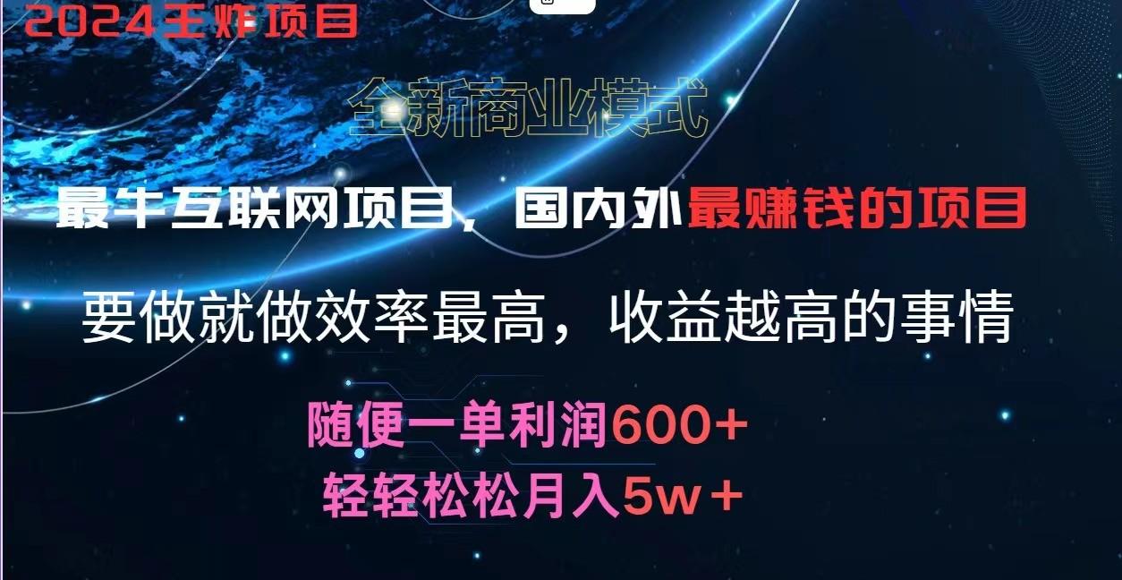2024暑假闲鱼小红书暴利项目，简单无脑操作，每单利润最少500+，轻松月入5万+-轻资本网