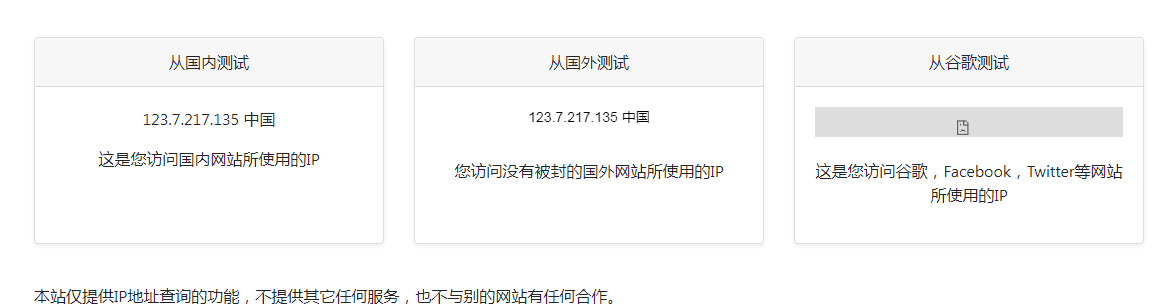 ip111 在线IP地址查询工具-轻资本网
