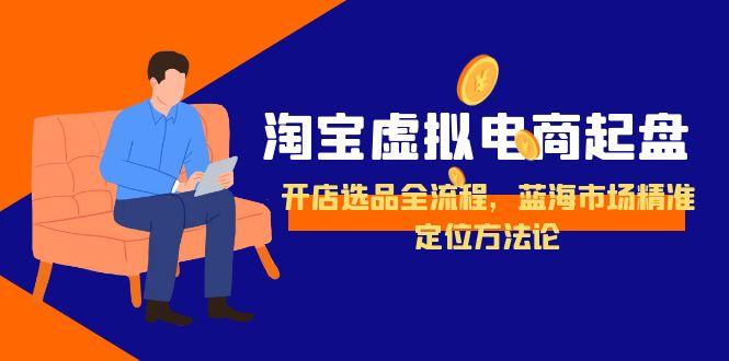 淘宝虚拟电商起盘，开店选品全流程，蓝海市场精准定位方法论-轻资本网