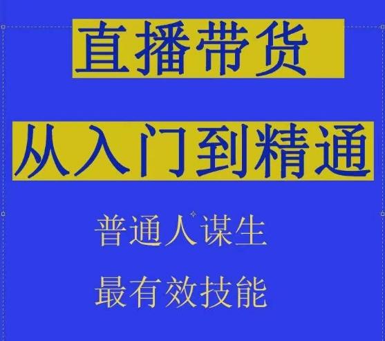 2024抖音直播带货直播间拆解抖运营从入门到精通，普通人谋生最有效技能-轻资本网