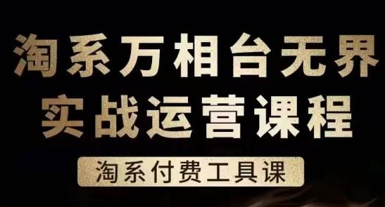 淘系万相台无界实战运营课，淘系付费工具课-轻资本网