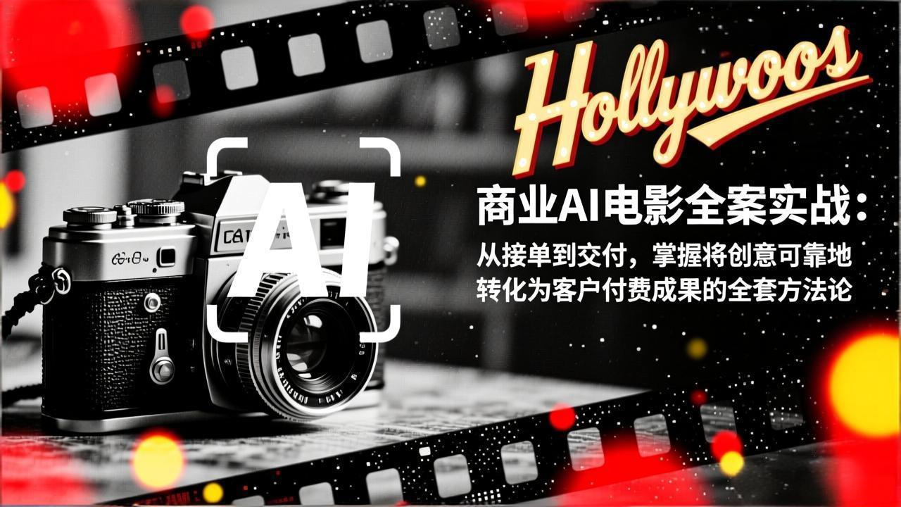 商业AI电影全案实战：从接单到交付，掌握将创意可靠地转化为客户付费成果的全套方法论-轻资本网