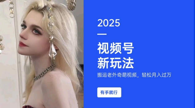 搬运老外奇葩视频，撸视频号分成计划收益，每天只需一小时，新手小白轻松月入过W-轻资本网