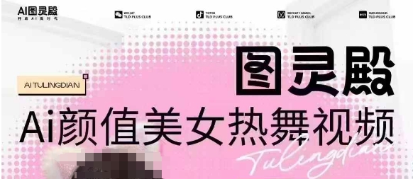 全网首发，原价988图灵殿AI颜值美女热舞视频，云端生图，轻松过原创-轻资本网