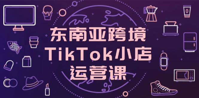 东南亚跨境TikTok小店运营课，掌握店铺设置与流量转化核心技巧-轻资本网