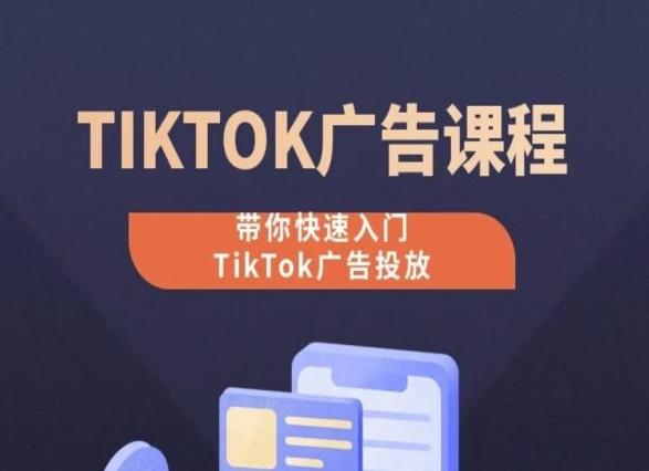 TikTok广告投放课程，从0-1实操课，带你快速入门TikTok广告投放-轻资本网