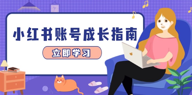 小红书账号成长指南，爆款选题+精准定位+数据分析，系统提升账号变现能力-轻资本网