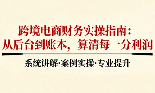 2025跨境电商财务实操指南-轻资本网