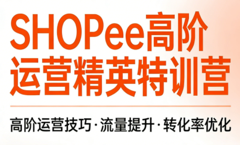 梦凡老师·Shopee虾皮高阶运营课程-轻资本网