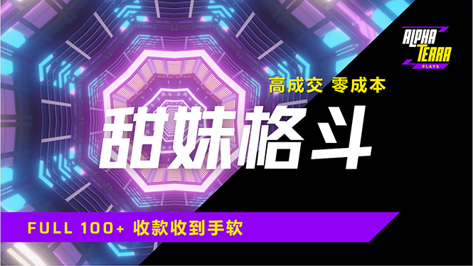 高成交零成本，售卖甜美格斗课程，谁发谁火，加爆微信，日入1000+收款…-轻资本网