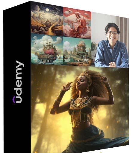 MidjourneyAI绘画艺术生成的大师级写作提示指南教程-8节视频课-中英字幕-轻资本网