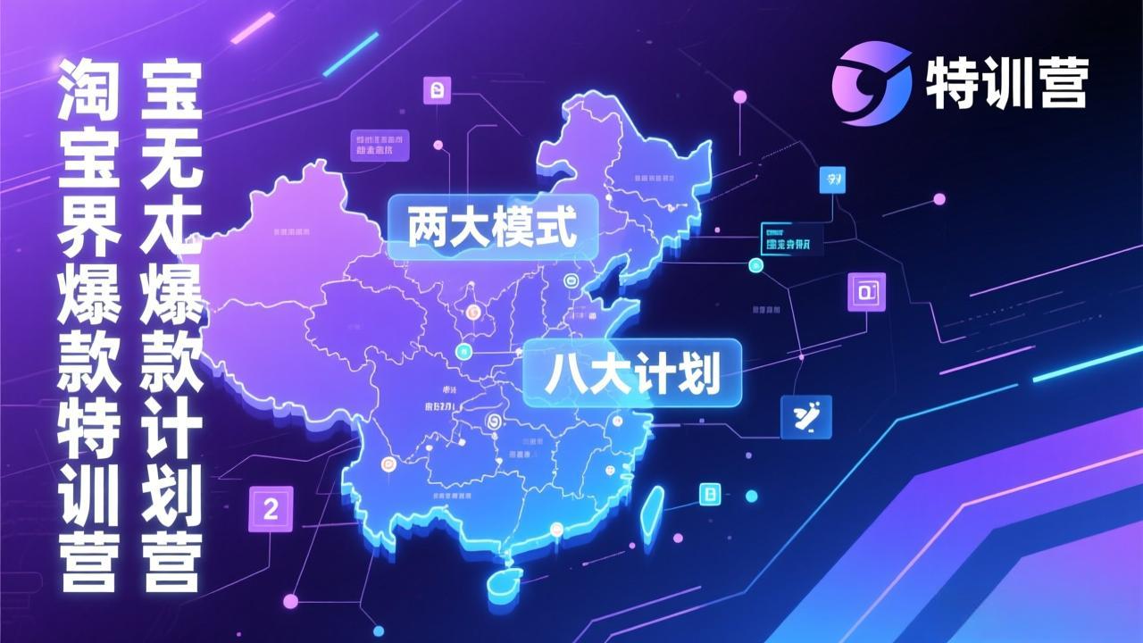 淘宝无界爆款训练营：2026年1月杭州线下高端集训课，3天构建两大模式八大计划体系-轻资本网