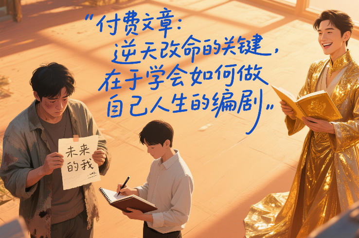 付费文章：逆天改命的关键，在于学会如何做自己人生的编剧-轻资本网