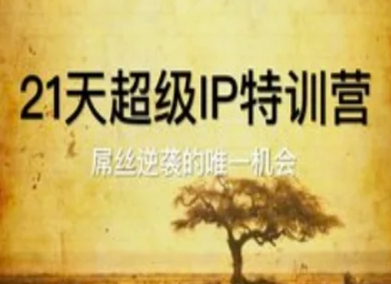 21天超级IP特训营，屌丝逆袭的唯一机会-轻资本网