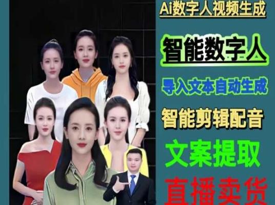 伍老师Ai数字人快速剪辑制作以及变现视频课-轻资本网