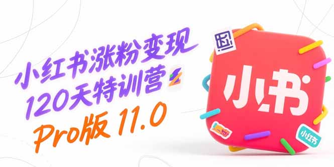 小红书涨粉变现120天特训营Pro版11.0：从0到1掌握平台运营,内容制作和变现-轻资本网