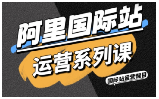 阿里国际站运营系列课，涵盖精准引流、直通车与全站推实战SOP，搭配AI效率工具包与高阶增长玩法(更新)-轻资本网