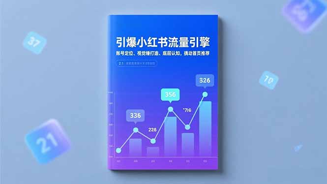 引爆小红书流量引擎，账号定位、视觉锤打造、底层认知，撬动首页推荐-轻资本网