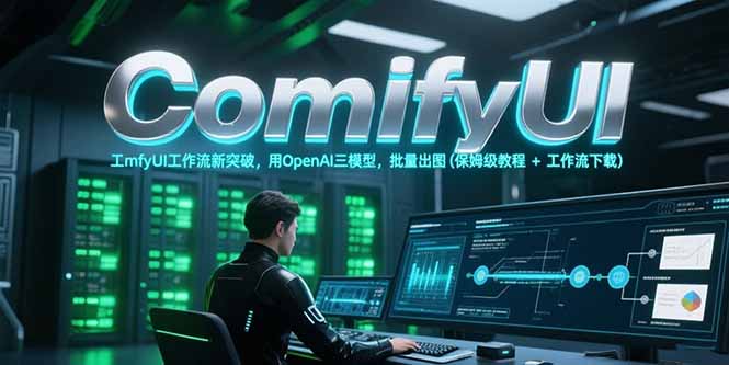 ComfyUI工作流新突破，用OpenAI三模型，批量出图(保姆级教程+工作流下载-轻资本网
