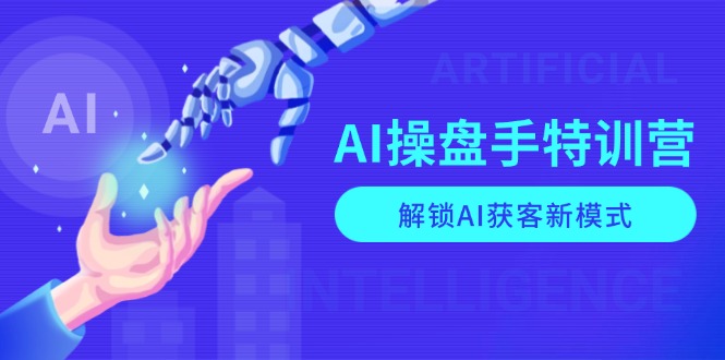 AI-操盘手特训营，解锁AI获客新模式，全面掌握AI商业应用与提示词技巧-轻资本网