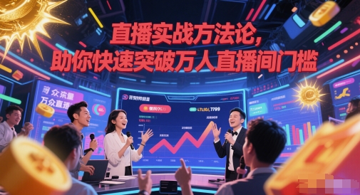 直播实战方法论，助你快速突破万人直播间门槛-轻资本网