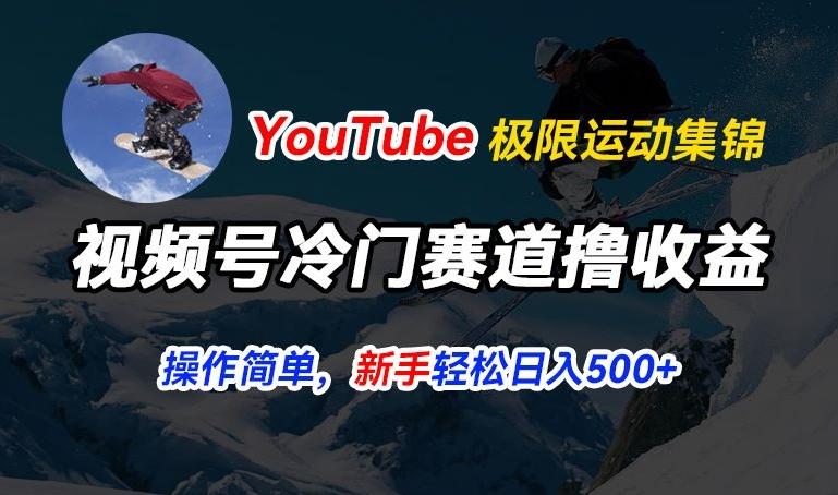 视频号冷门赛道撸收益，YouTube搬运极限运动集锦，暴力起号，操作简单流量高，轻松日入5张【揭秘】-轻资本网