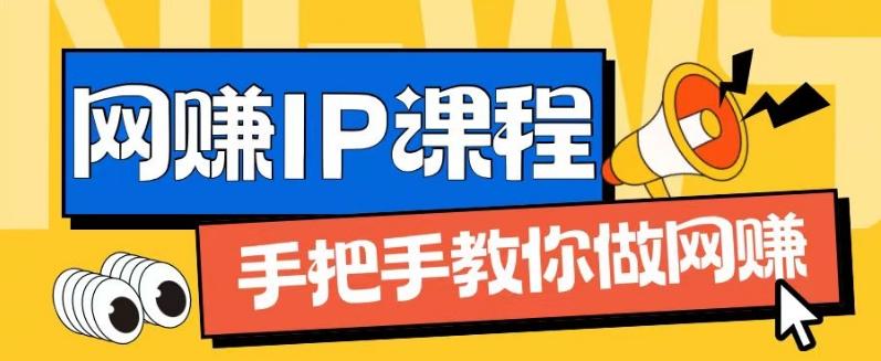 ip合伙人打造1.0，从0到1教你做网创，实现月入过万【揭秘】-轻资本网