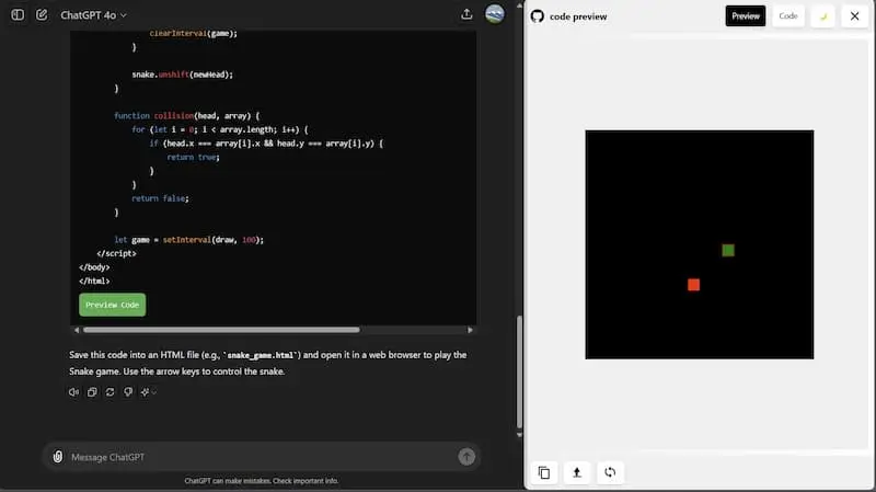ChatGPT Code Preview｜AI编程预览工具-轻资本网
