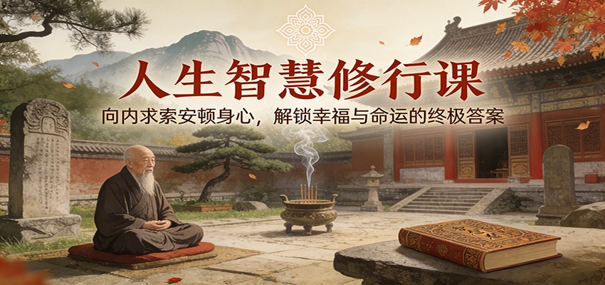 人生智慧修行课：向内求索安顿身心，解锁幸福与命运的终极答案-轻资本网