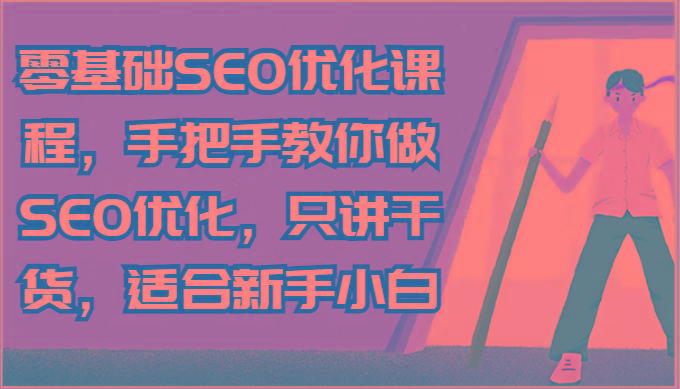 零基础SEO优化课程，手把手教你做SEO优化，只讲干货，适合新手小白-轻资本网