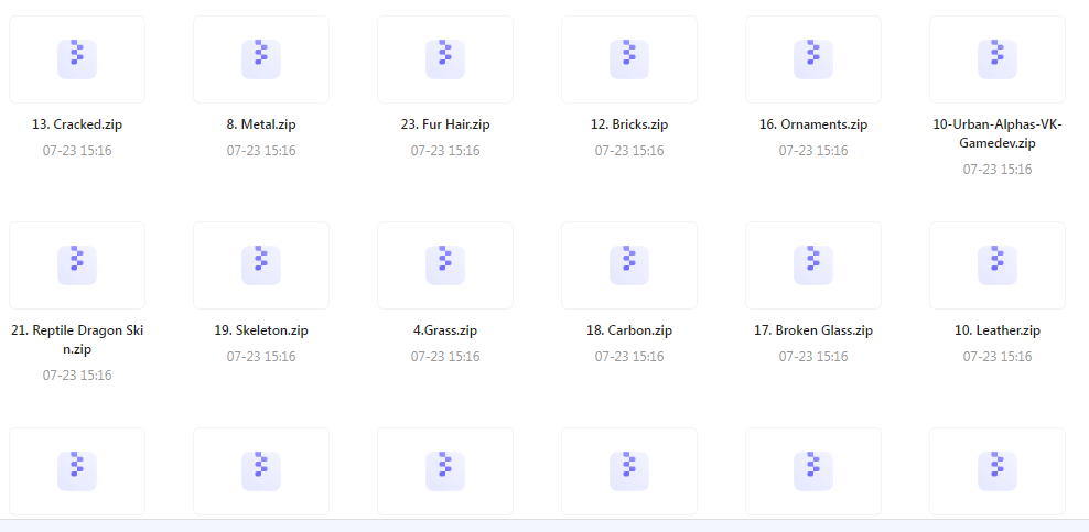 【素材分享】实用教程+素材 Zbrush与Blender表面纹理合集-轻资本网