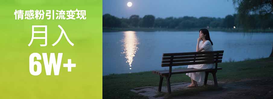 情感粉引流变现实操课：单月变现6w+，情感粉引流变现实操课-轻资本网